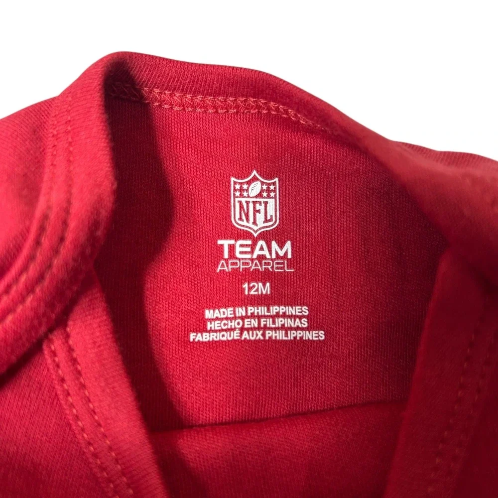 NEW Arizona Cardinals Bodysuit Infant One‎ Piece 12M Red DeAndre Hopkins 10 NFL